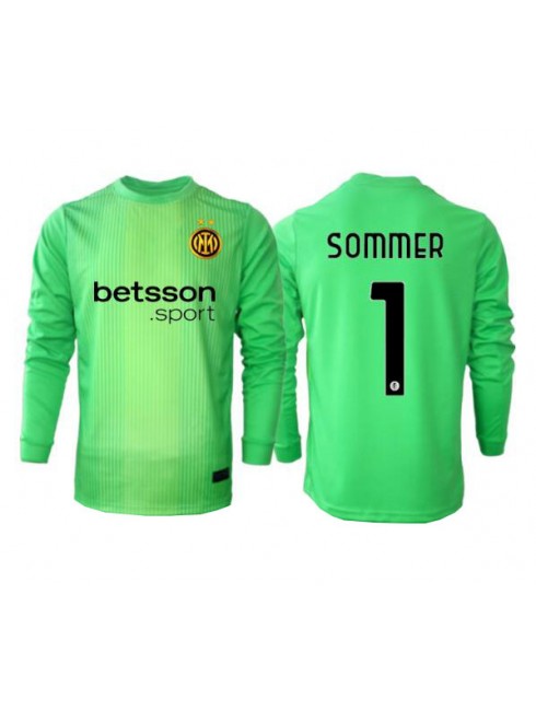 Inter Milan Yann Sommer #1 Målvakt Replika Tredje Kläder 2025-26 Långärmad Inter Milan Yann Sommer #1 Målvakt Replika Tredje Kläder 2025-26 Långärmad
